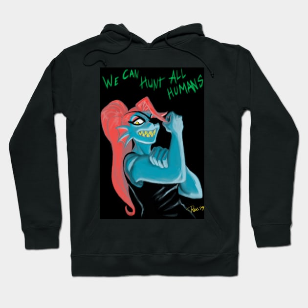 We can hunt all humans Hoodie by TheEruen